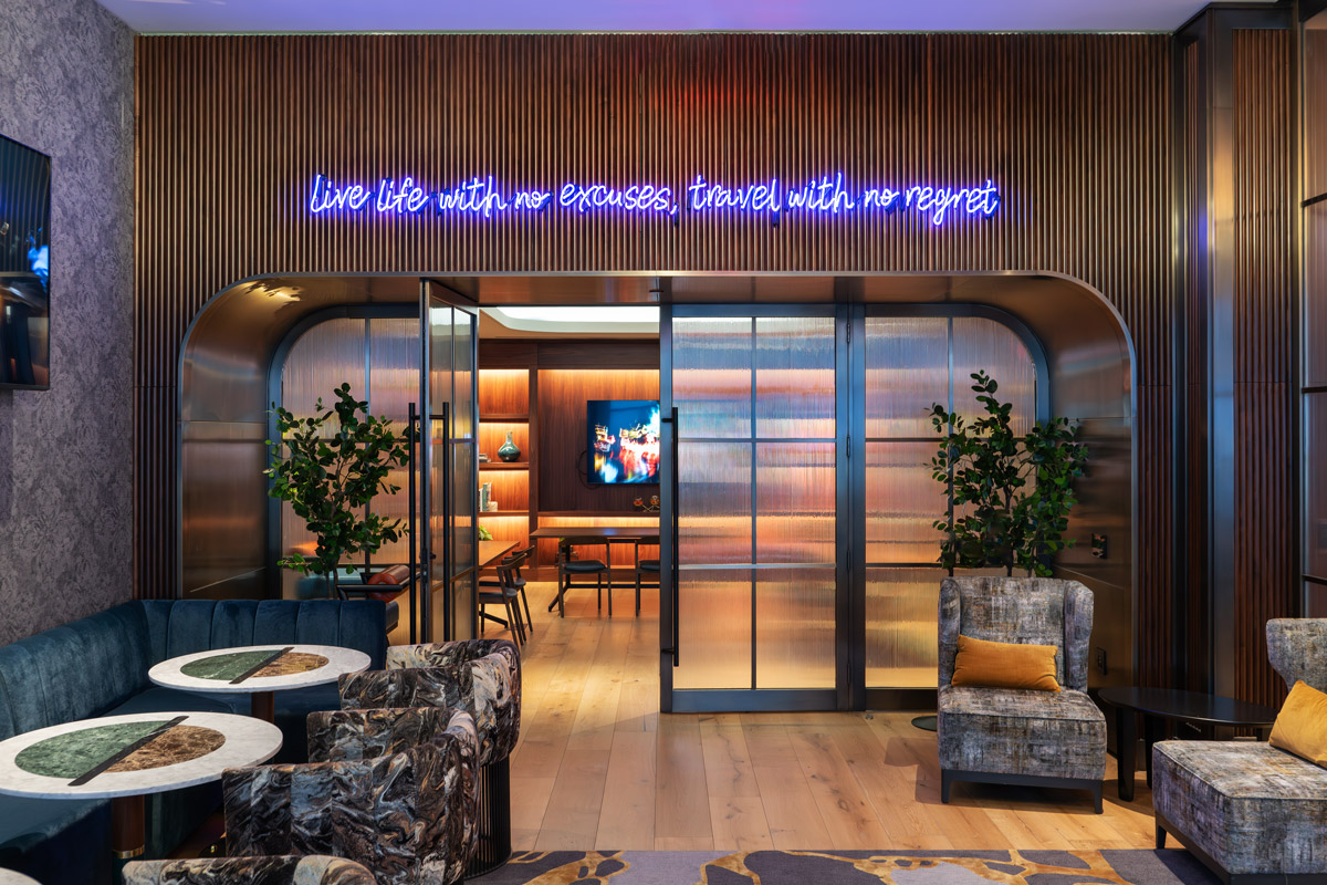 Tempo Hotel Glass Entrance