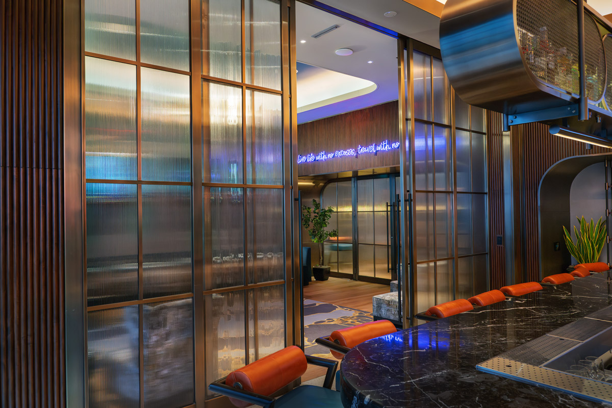 Tempo Hotel Sliding Glass