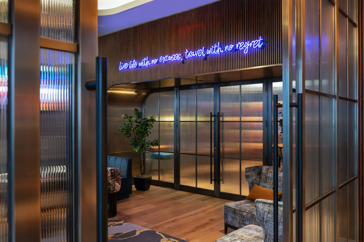 Tempo Hotel Glass Doors