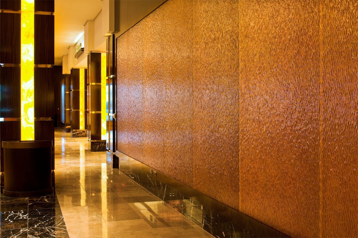 San Francisco Cast Glass Walls