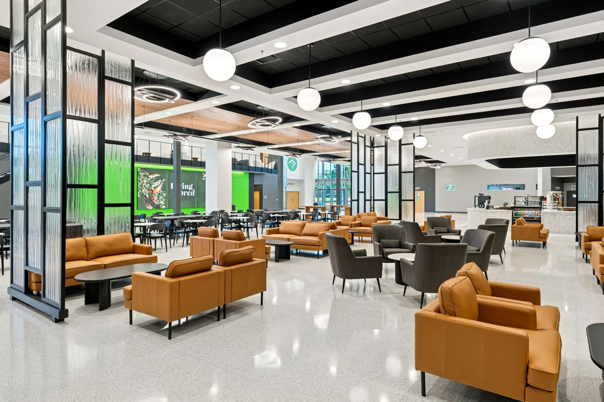 Custom Sawtooth Glass Partitions