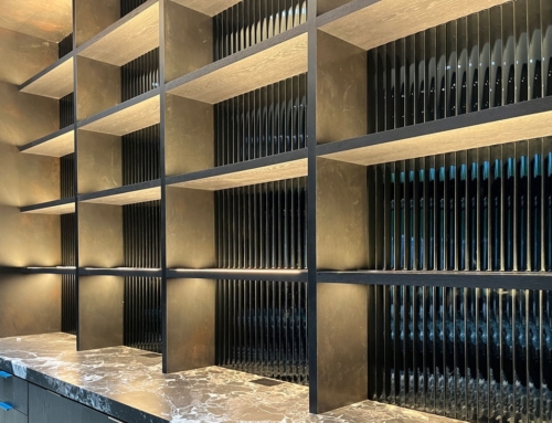 Private Project Cathedral Black Silvered Glass