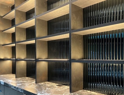 Private Project Cathedral Black Silvered Glass